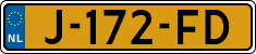 License plate of the Netherlands, Cars