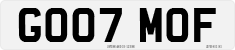 License plate of the United Kingdom, 2001 year system
