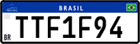 License plate of Brazil, Private owners (Mercosul)