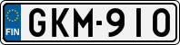License plate of Finland, Cars