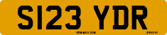 License plate of the United Kingdom, 1983 year system