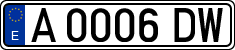 License plates of Spain, 1971 year series