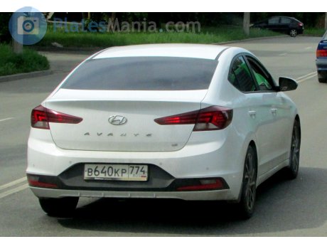 в640кр774, Hyundai Avante