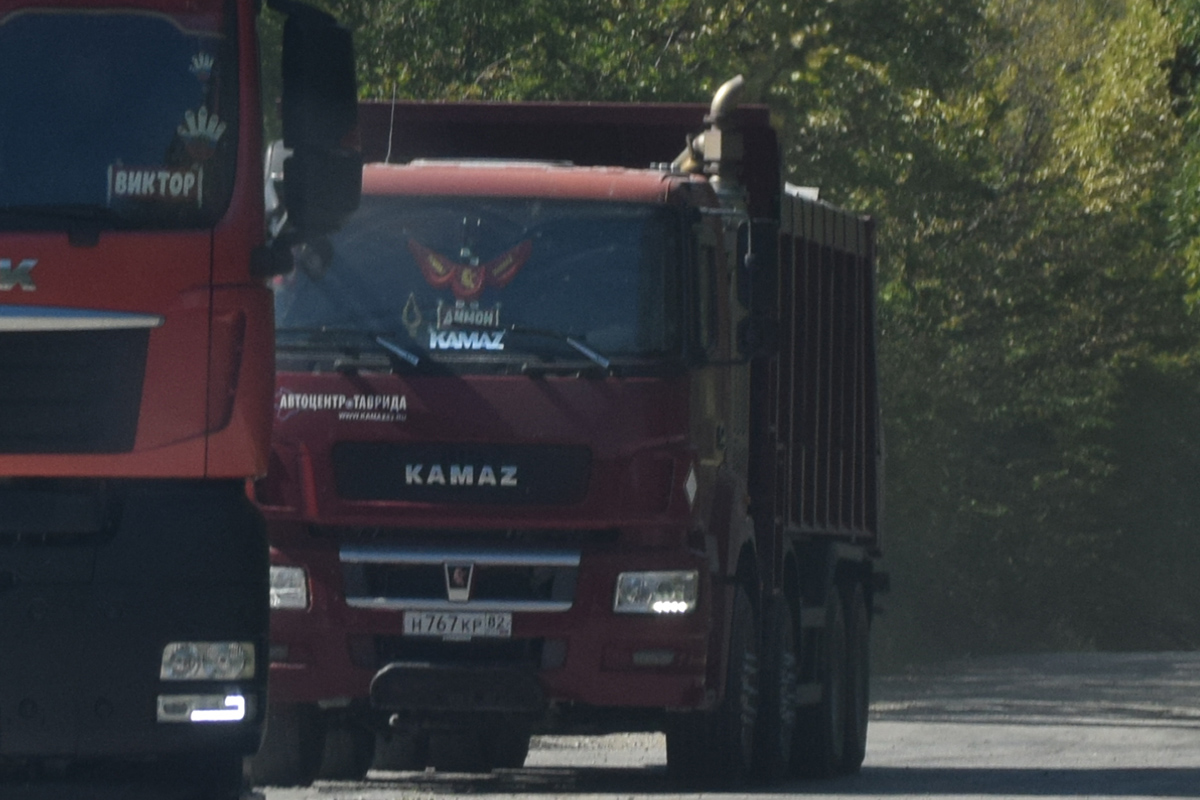 н 767 кр 82, KamAZ 6580 65801