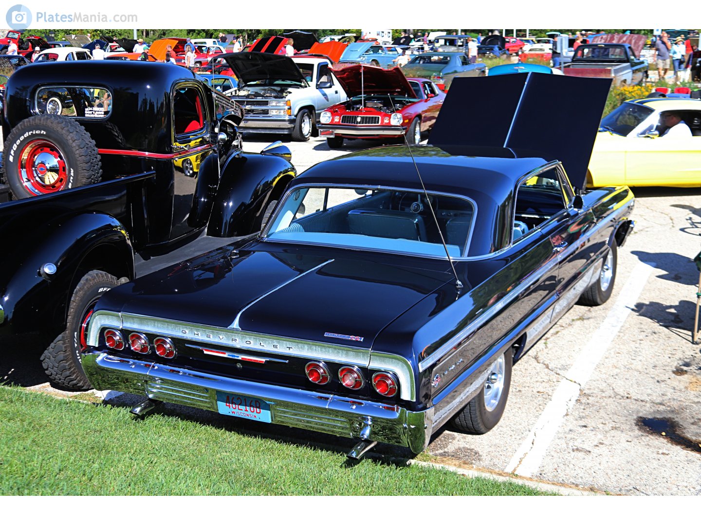 46216B, Chevrolet Impala 3rd gen 1964 2-door Hardtop (1747/1847/1347/1447; B-body), 3rd facelift, 1963–1964