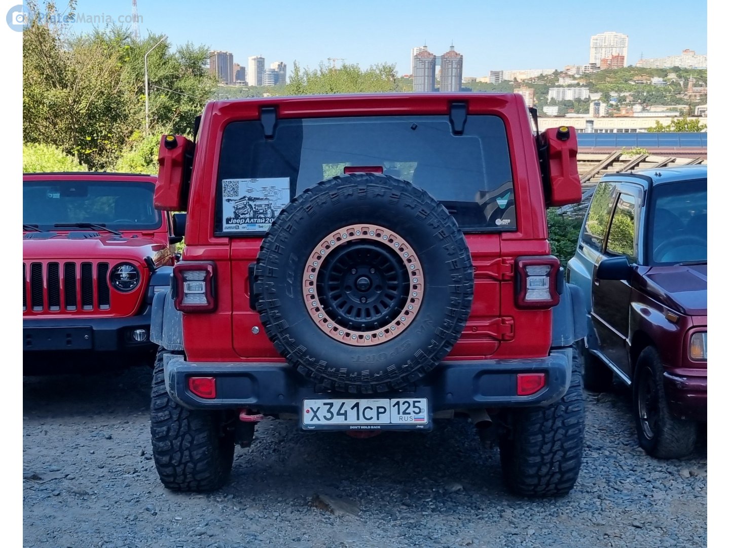 х 341 ср 125, Jeep Wrangler 4th gen (don't set)