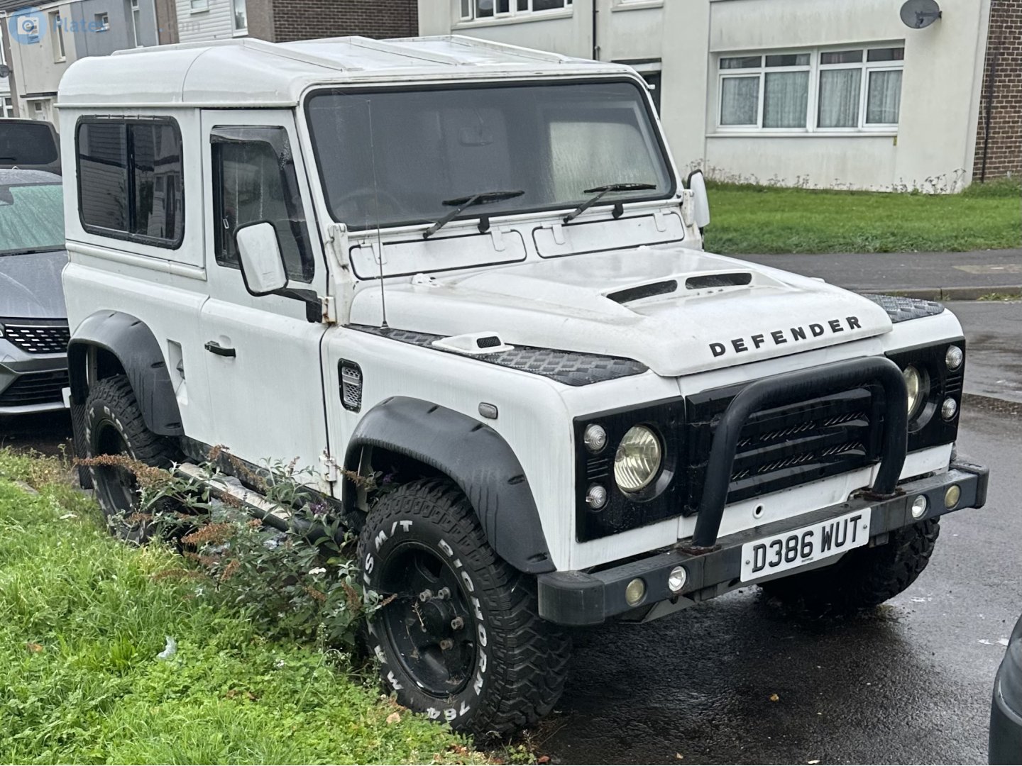D386WUT, Land Rover Defender 1st gen 90