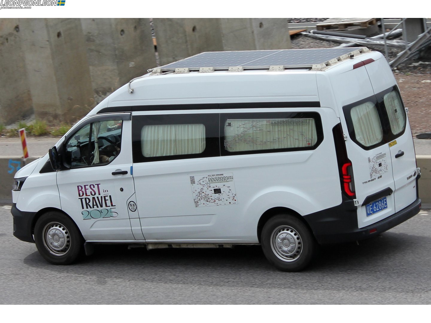 粤E·6286E, Ford Transit Custom 1st gen (V362; CN-market), facelift, 2023–