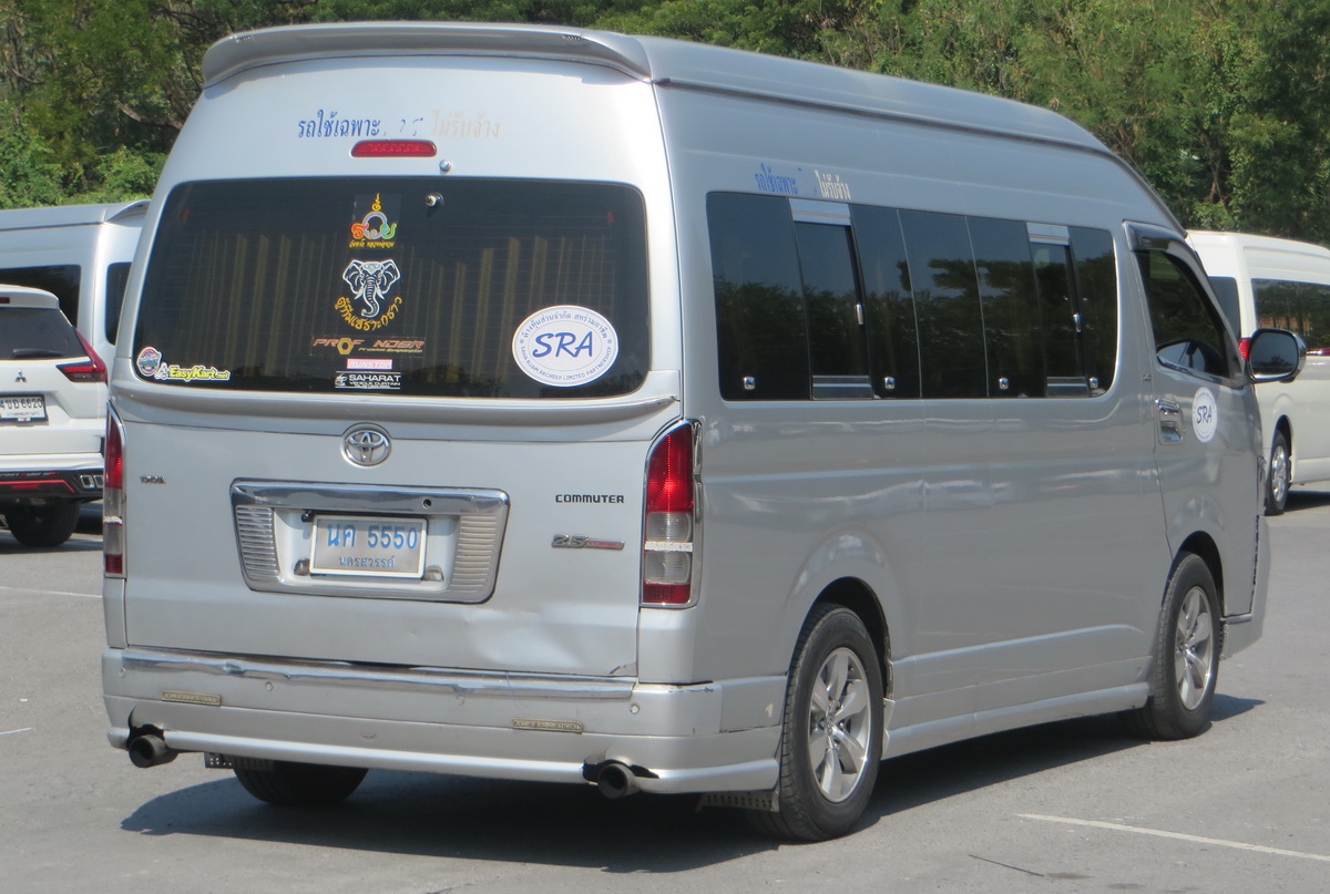 นค 5550, Toyota Commuter 1st gen (H200; TH-market), 2004–2019