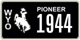 Wyoming, Specialty plates (1234)