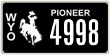 Wyoming, Specialty plates (1234)