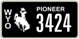 Wyoming, Specialty plates (1234)