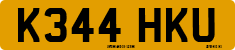 License plate of the United Kingdom, 1983 year system