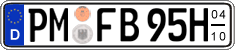 German license plate, Seasonal plates (Oldtimers)