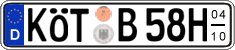 German license plate, Seasonal plates (Oldtimers)