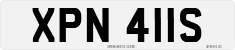 License plate of the United Kingdom, 1963 year system