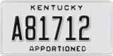 Kentucky, Apportioned (A12345)