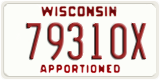 Wisconsin, Apportioned (12345A)