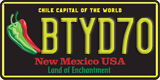 New Mexico, Vanity Plates