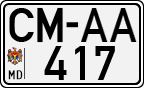 License plate of Moldova, Trailers (1992)