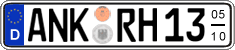German license plate, Seasonal plates