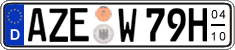 German license plate, Seasonal plates (Oldtimers)