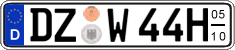 German license plate, Seasonal plates (Oldtimers)