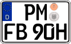 German license plate, Plates for oldtimers (type 