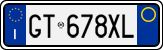 License plate of Italy, Cars (1994 year series)