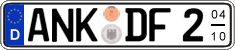 German license plate, Seasonal plates