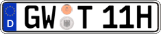 German license plate, Plates for oldtimers (type 