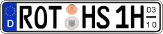 German license plate, Seasonal plates (Oldtimers)
