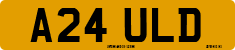 License plate of the United Kingdom, 1983 year system