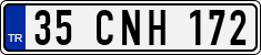 License plate of Turkey, Regular plates