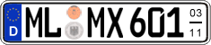 German license plate, Seasonal plates