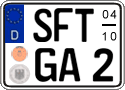 German license plate, Seasonal plates