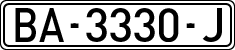 License plates of Spain, 1971 year series