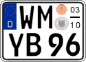 German license plate, Seasonal plates