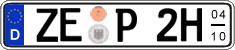 German license plate, Seasonal plates (Oldtimers)