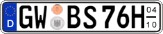 German license plate, Seasonal plates (Oldtimers)