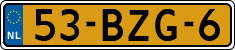 License plate of the Netherlands, Heavy Commercial Vehicles (1994 system)