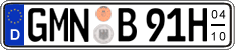 German license plate, Seasonal plates (Oldtimers)