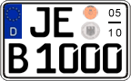 German license plate, Seasonal plates