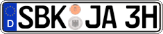 German license plate, Plates for oldtimers (type 