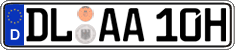 German license plate, Plates for oldtimers (type 