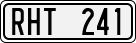 License plate of Sweden, Regular plates