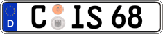 German license plate, Regular plates
