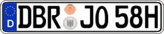 German license plate, Plates for oldtimers (type 