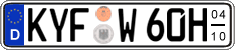 German license plate, Seasonal plates (Oldtimers)