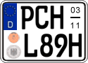 German license plate, Seasonal plates (Oldtimers)